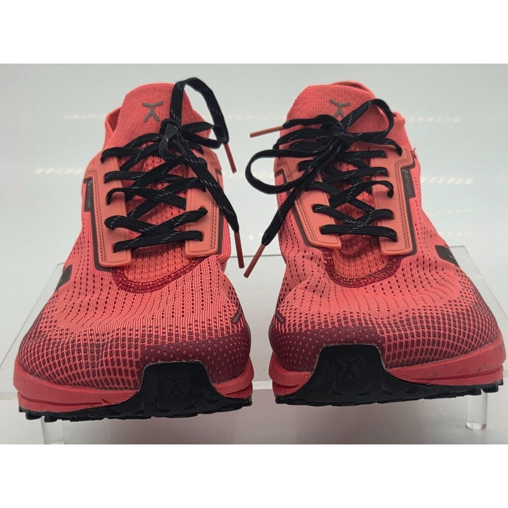 Flux Adapt Trail Runner Mens 12.5 Coral Red Earth-Link Zero Drop Barefoot Shoes